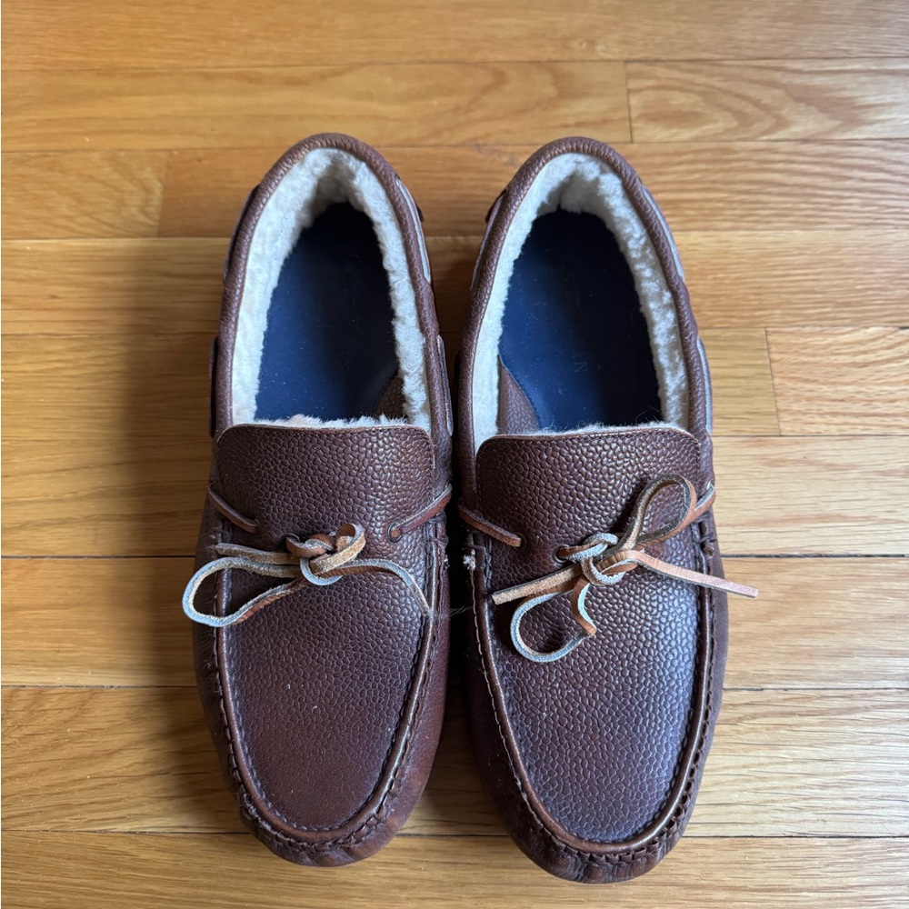 Cole Haan Nike Air Men's Brown Leather Loafers